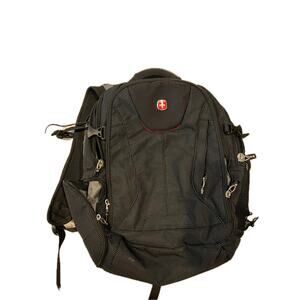 Swiss Gear Cecil Laptop Backpack Black Red